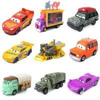 ของเล่นรถ Diecast โลหะสำหรับรถ Pixar 3 2รุ่นลิมิเต็ดจรวดแมคควีนลายพรางรถยนต์ทหาร