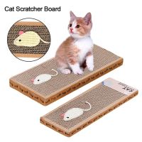 Recyclable Play Toy Scratcher Pad Corrugated Cardboard Kitten Scratcher Pad Cat Mat Scratcher Board Mouse Shaped