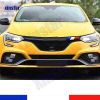 ✔♧☃ Car Front French Flag Vinyl Sticker Cup Sport For Renault Megane Mk4 RS 280 300 GT