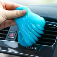 1pcs Car Cleaning Glue Powder Cleaner Magic Cleaner Dust Remover Gel Home Computer Keyboard Clean Tool Car Interior Cleaning Cleaning Tools