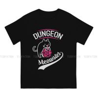 Large mens short sleeves Dnd Game Tshirt For Men Meowster Classic Soft Sweatshirts T Trendy 4XL.5XL.6XL