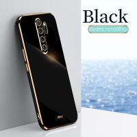 Xiaomi Redmi Note 8Pro เคสโลหะชุบหรูหรา Redmi Note8Pro TPU นุ่ม6D กันกระแทกฝาครอบโทรศัพท์ด้านหลัง