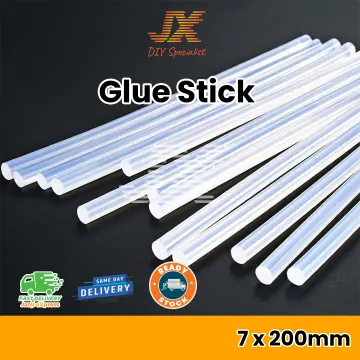 7mm x 190mm Glue Sticks Clear White Hot Melt Glue Gun Stick for Arts Craft  DIY