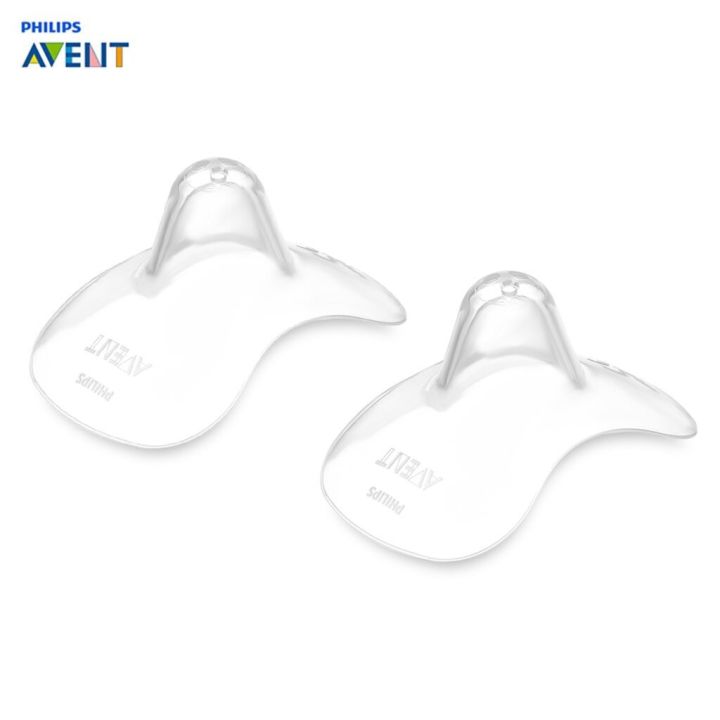 usa-avent-nipple-protector-breastfeeding-shields-silicone-แผ่นซิโคนปกป้องสำหรับผู้ที่หัวนมแตก-แผ่นป้องกันหัวนม