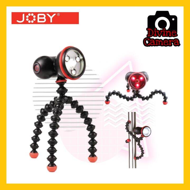 joby gorillatorch flare adjustable and flexible tripod flashlight