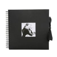 31 x 31cm Photo Album Creative 30 Black Pages DIY Album Scrapbooking Craft Paper Photograph Album for Wedding Anniversary Gifts  Photo Albums