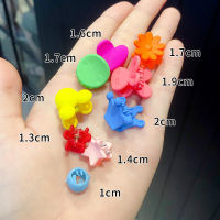 5060100pcsBox Girls Cute candy Hair Cilps Children Small Hair Claws Cartoon Flowers Crown Hairpins Kids Hair Accessories