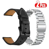 Metal Watchband for Xiaomi Watch S1 Active Smart Watch Bracelet Genuine Leather Strap for Xiaomi Mi Watch Color 2 Replace blet Cleaning Tools