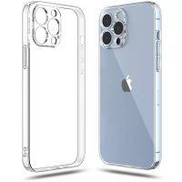 Luxury Shockproof Clear Phone Case For iPhone 14 13 12 11 Pro Max X XR XS 6 7 8 Plus Silicone Bumper Transparent Hard Back Cover