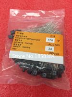 50pcs New RH 130 Degree Thermal Fuse 2A 250V Electrical Circuitry Parts