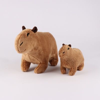 【Smilewil】Simulation Capybara Toys ตุ๊กตาคาปิบาราจําลอง ขนปุย ของเล่น ของขวัญวันเกิด สําหรับเด็ก