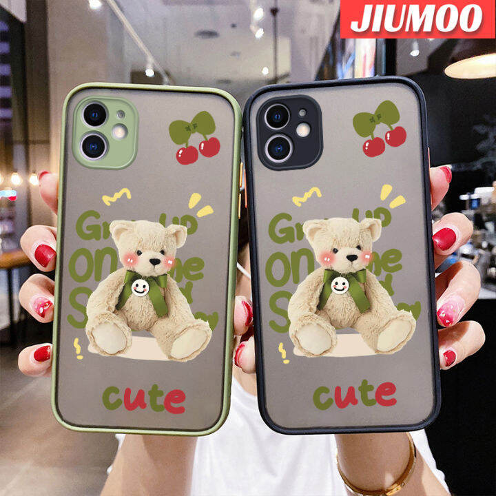 เคส-jiumoo-สำหรับ-huawei-nova-5t-honor-20-pro-เคสดีไซน์ใหม่ตุ๊กตาหมีน่ารักกันกระแทกแบบแข็งเคสซิลิโคนลายขอบคลุมทั้งหมดป้องกันเลนส์กล้องเคสนิ่ม