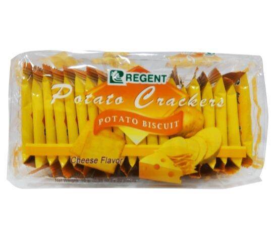 Regent Potato Crackers Potato Biscuits Cheese Flavor -10gx20 | Lazada PH