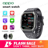 OPPO นาฬิกา smart watch แท้ สมาร์ทวอทช์ นาฬิกาออกกำลังกาย เครื่องติดตามกีฬา ความดันโลหิตออกซิเจนในเลือด หน้าจอ รองรับโหมดกีฬา รองรับ Android IOS