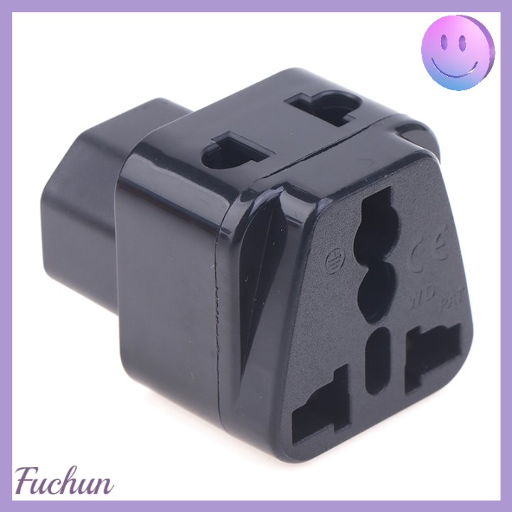 fuchun-2-in-1-iec-320-c14ตัวผู้เป็น-c13-c13อะแดปเตอร์ไฟตัวเมีย-pdu-ups-หญิงสากลออสเตรเลียสหรัฐอเมริกาอังกฤษแบบยุโรปปลั๊กแปลงไฟพิเศษ