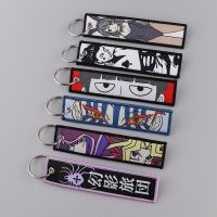 【CW】 Mob Psycho Tag Anime Keychains for Car Motorcycles Keys Holder Keyring Fashion Jewelry Accessories Gifts Kids