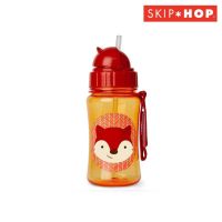 DFR กระติกน้ำ Skip Hop  พร้อมหลอดดูด Zoo Straw Bottle Fox  Style(สินค้าพร้อมส่ง) กระบอกน้ำ  เก็บความเย็น