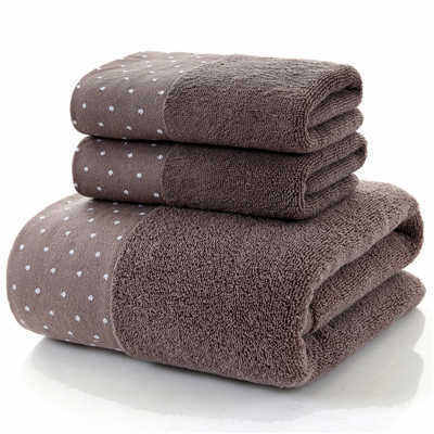 3-pack-bathroom-towels-set-for-adults-100-cotton-1pc-bath-towel-2pcs-hand-face-towels-terry-washcloth-beach-travel-sports-towel