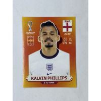 Kalvin Phillips สติ๊กเกอร์สะสม ฟุตบอลโลก world cup 2022 England ของสะสมทีมฟุตบอล อังกฤษ