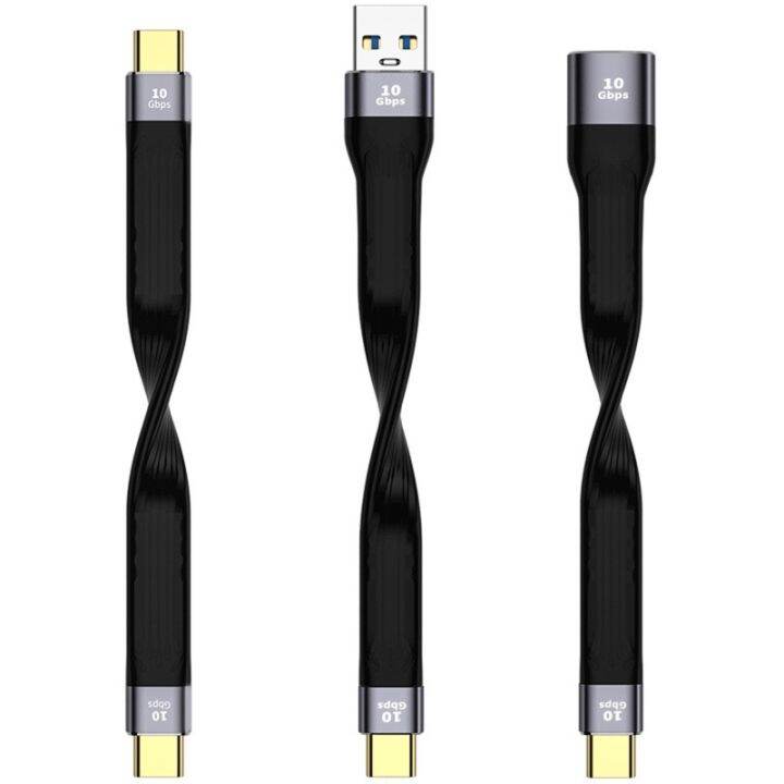 spot-express-สายชาร์จแบบสั้น-type-c-เป็น-type-c-usb-สายชาร์จแบบเร็ว-f-pc-สายชาร์จสำหรับ-mobilebank-และอื่นๆ