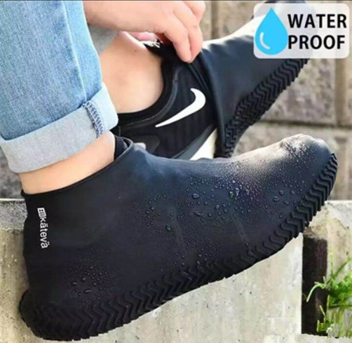 Silicone Rain Boots Set Waterproof Shoes Cover Thick Nonslip Wear