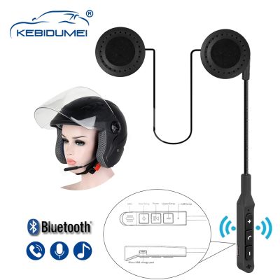 BT19 Moto Helmet Headset Bluetooth V5.0 Motorcycle Wireless Stereo Earphone Speaker Support Handsfree Mic Voice Control