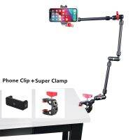 Camera Magic Arm with Phone Clip Super Clamp Bracket for Smartphone Action Camera Gopro Clamp Mount Tablet Webcam Studio Kit