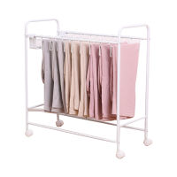 (Samut Prakan , มีสินค้า)สแตนเลส ที่แขวนกางเกง พื้นที่จัดเก็บ Foldable stretch pants rack  ที่เก็บของในตู้เสื้อผ้า