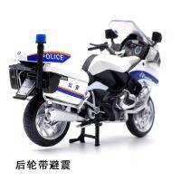 ของเล่น R1250 Caipo โมเดลรถจักรยานยนต์ Diecast คอลลอยด์ RT-Police,ของเล่นดูดซับแรงสั่นสะเทือนที่สามารถใช้งานได้เป็นของขวัญสำหรับเด็กคอลเลกชันของเล่น