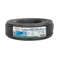 สายไฟ VCT NNN 4x1.5 ตร.มม. 100 ม. สีดำVCT ELECTRIC WIRE NNN 4X1.5SQ.MM 100M BLACK **ใครยังไม่ลอง ถือว่าพลาดมาก**