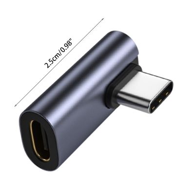 ：“{》 New 90 Degree USB C Adapter 90 Degree Right Angle Extender 3.1/10Gbps Low Profile