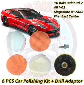 Buffing Polishing Pads 6 Inch Orbital Buffer Pad Hook and Loop Backing  Sponge Polishing Pad for Dual Action Polisher Waxing Pad