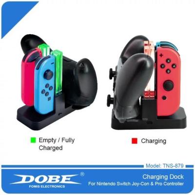 แท่นชาร์จจอย Con และ จอย Pro มีไฟบอกสถานะ ยี่ห้อ DOBE Nintendo Switch ของแท้ [Charging Dock For Nintendo Switch Joy-Con] บริการเก็บเงินปลายทาง