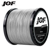 JOF ลวดญี่ปุ่นหลายสีหลายเส้นเอ็นตกปลาเส้นใยถัก PE 8เส้น300ม. 500ม. 1000ม.