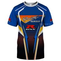 New Hot in Summer Motorcycle Mens Jersey Quick dry Moto GP Racing For SUZUKI Team Shirt Motocross ATV Motobike T-shirt