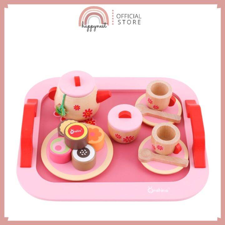 Tea Set Toy Wooden Toy with Accessories Lazada PH
