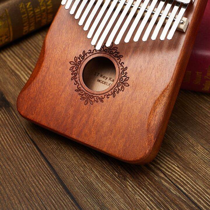 kalimba-17คีย์เปียโนนิ้วหัวแม่มือไม้คุณภาพสูงไม้มะฮอกกานีตัว-mbira-โอคาริน่ากล่องดนตรีครีเอทีฟเปียโน-kalimba