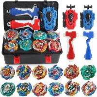 Takara Beyblade Burst ชุดใบปัดน้ำฝนด้ามจับของเล่นเกมกล่องเก็บของ12วงแหวนระเบิดด้านบนของขวัญวันเกิดสำหรับเด็กผู้ชาย