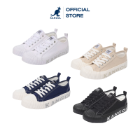 KANGOL Sneakers unisex รองเท้าผ้าใบ รุ่น Logo สกรีน KANGOL สีดำ,ขาว,ครีม, น้ำเงิน 61221601