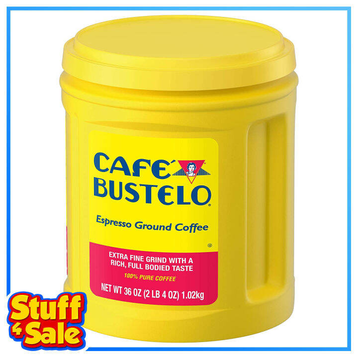Cafe Bustelo Espresso Extra Fine Dark Roast Ground Coffee 36 oz SALE
