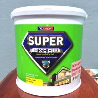 โปรโมชั่น+++ สีน้ำ สีทาภายใน Beger Super Hi-Shield ชนิดด้าน สำหรับทาภายใน ขนาด 3.785 ลิตร ราคาถูก อุปกรณ์ ทาสี บ้าน แปรง ทาสี ลายไม้ อุปกรณ์ ทาสี ห้อง เครื่องมือ ทาสี