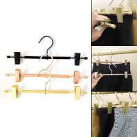 [hot]▧  New Hanger Gold/black/rose Gold Trouser Movable Clip Multifunction Anti