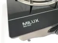 [BUBBLE WRAP] *FREE BATH TOWEL* Milux MSG-6300 Glass Top Gas Stove Stainless Steel Body. 