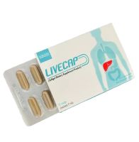 Livecap 10capsule 1 แผง ลีฟแคป บำรุงตับ Live cap 10เม็ด [แบบแผง] {9393}