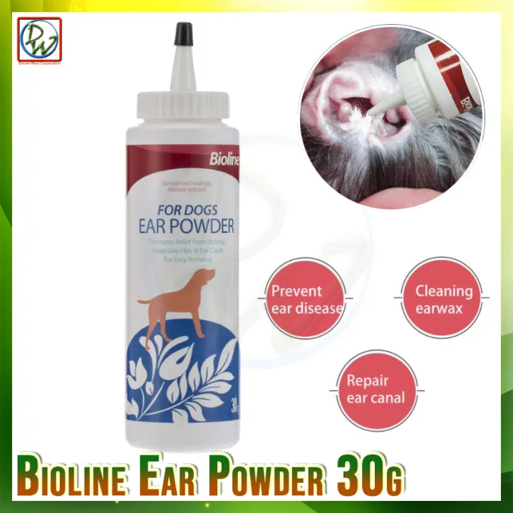 Bioline Pet Ear Powder Ear Care Itching Powder Antibacterial Ear