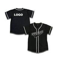 Full Button Baseball Charm Custom Sublimation Baseball Jerseys Polyester Shirt