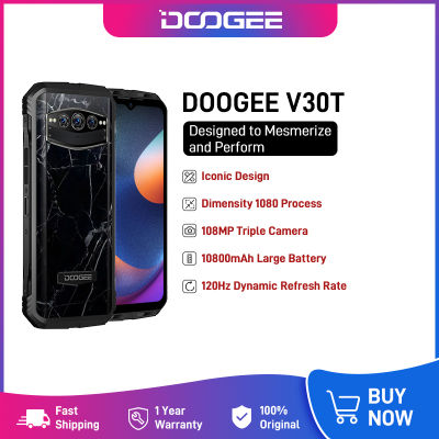 DOOGEE V30T 5G Rugged 12+256 ГБ 6,58 дюйма FHD 120 Гц Размер дисплея 1080 6 нм 108 МП Камера 10800 мАч