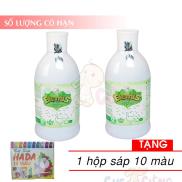 Bộ 2 chai Nước tắm thảo dược ELEMIS 200ml cho trẻ sơ sinh chống rôm sẩy