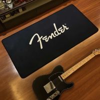 (ร้อน) Fender กีต้าร์ทันสมัยพิมพ์ลายพื้นที่ผ้าสักหลาดพรมปูพื้นฉนวนกันเสียงซ่อมพรมสำหรับห้องนั่งเล่นเพลงบ้านบาร์ตกแต่ง