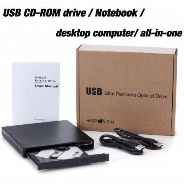 【ready stock】 DVD Player CD Burning Laptop Computer USB 2.0 DVDRAM